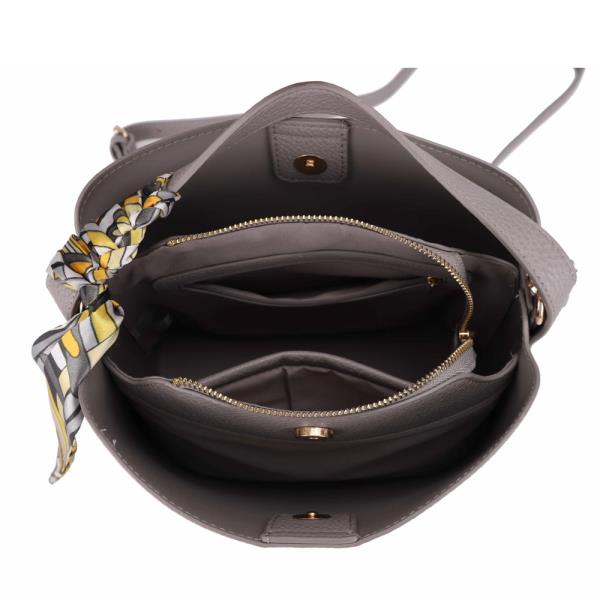 HOBO BAG WITH WRAP HANDLE SILKY SCARF