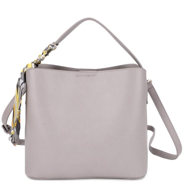 HOBO BAG WITH WRAP HANDLE SILKY SCARF