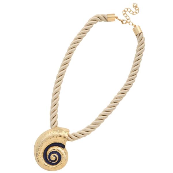 CORD SEALIFE NECKLACE