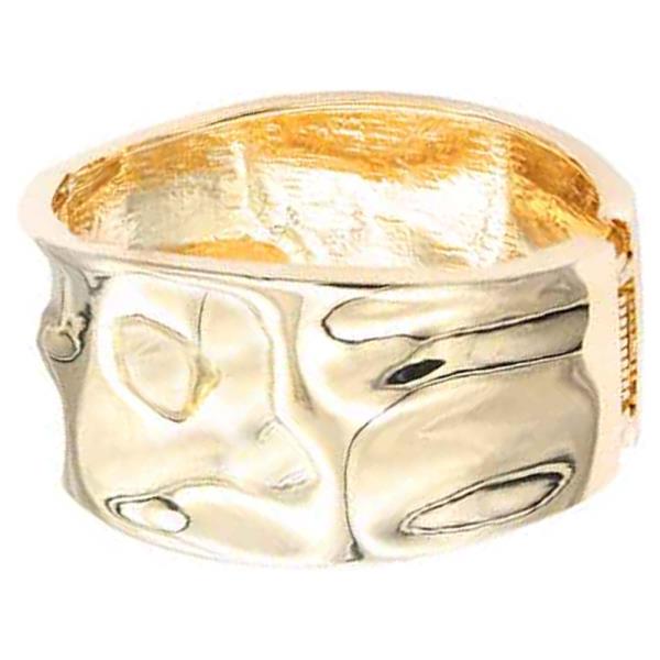 GOLD PLATED HINGED BANGLE BRACELETS