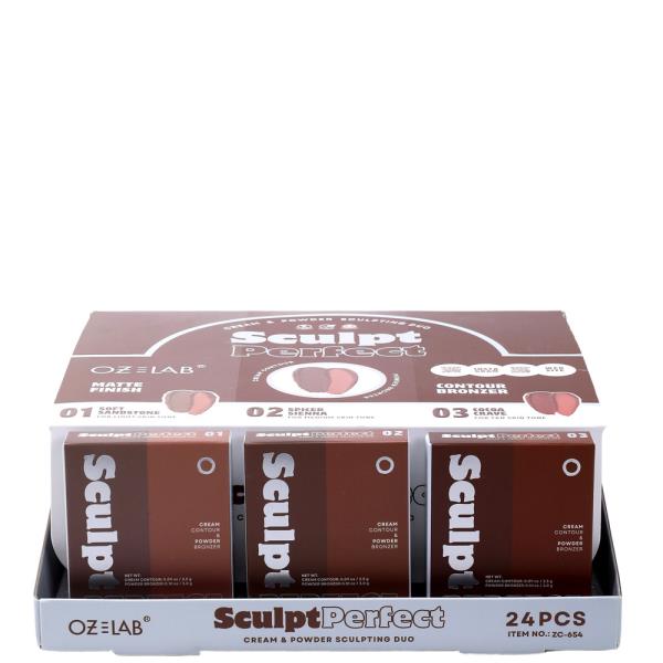 ROMANTIC BEAUTY SCULPT PERFECT CREAM & POWDER SCULPTING DUO (24 UNITS)