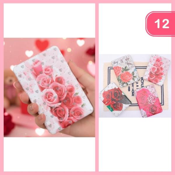 FLOWER PRINT COMPACT MIRROR (12 UNITS)