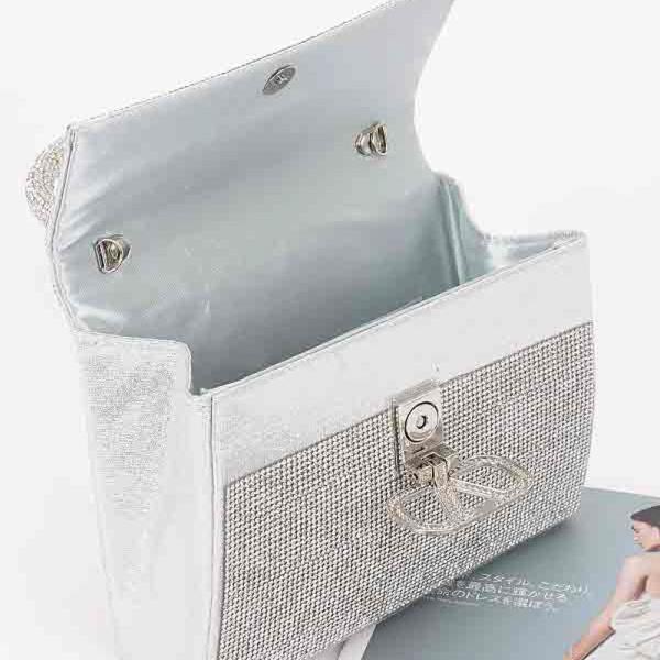 RHINESTONE CROSSBODY HANDLE BAG