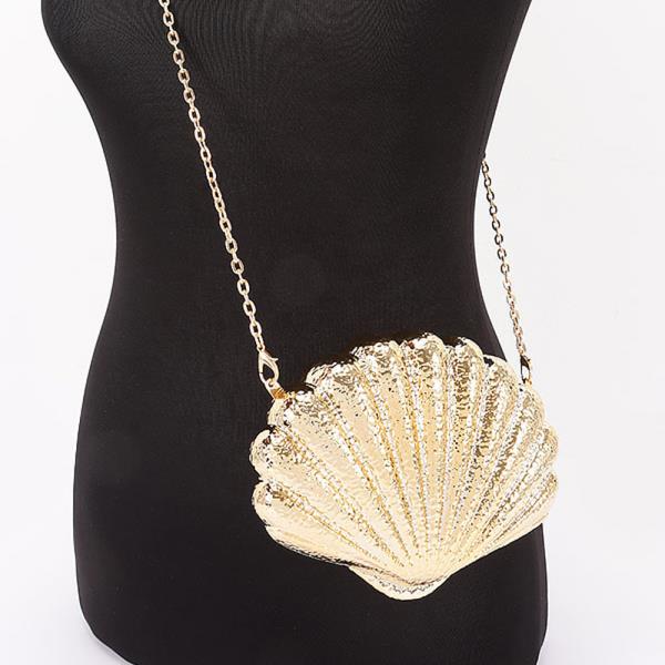 METALLIC ACRYLIC CLUTCH