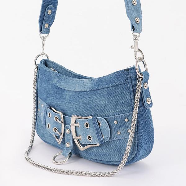 DENIM CROSSBODY BAG