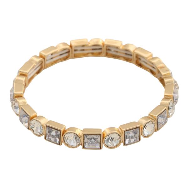 CIRCLE SQUARE METAL BRACELET