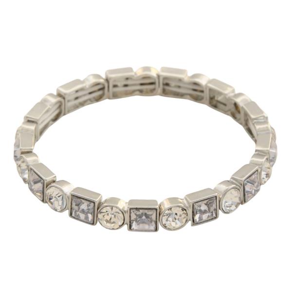 CIRCLE SQUARE METAL BRACELET