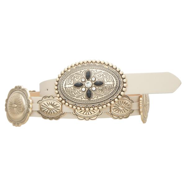 SW NORTH STAR OVAL CONCHO LINKED BELT