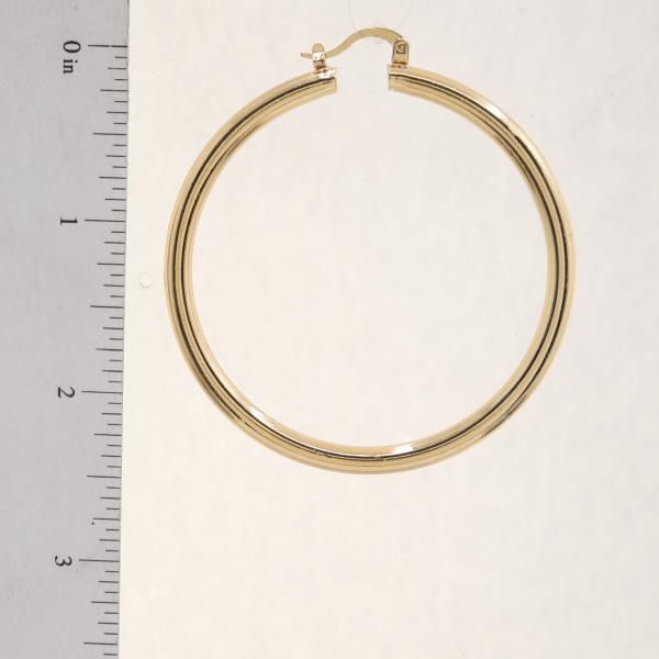 METAL TUBE HOOP EARRING