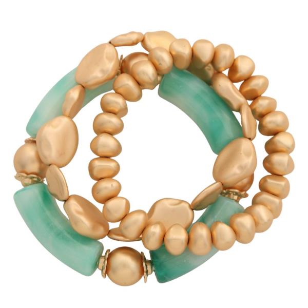MIXED BEAD BRACELET SET