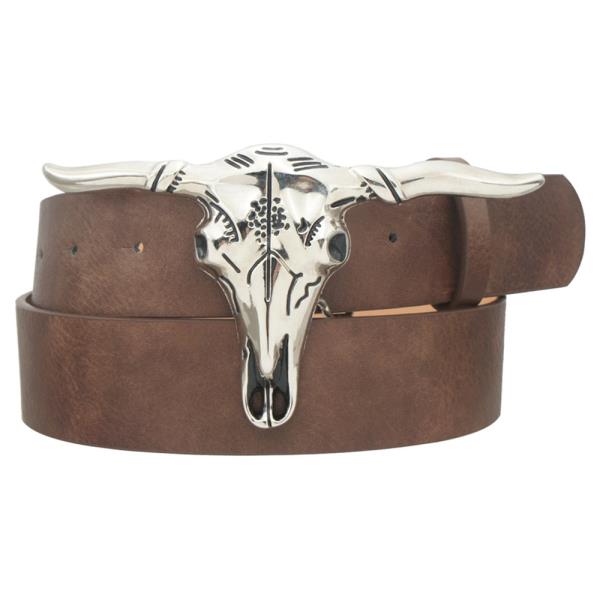 LUNA LONGHORN 3D BUCKLE BELT