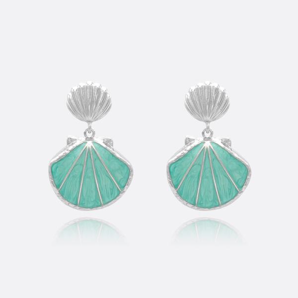 DOUBLE SHELL EARRING