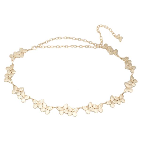 GEMINI BUTTERFLY LINKED DAINTY CHAIN BELT
