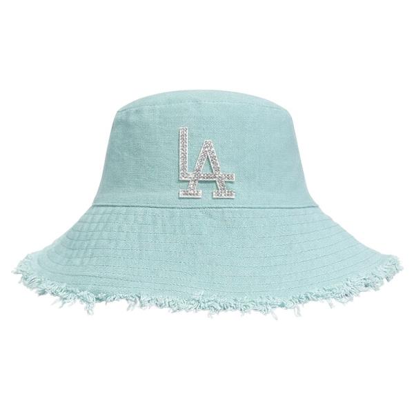 RHINESTONE LA BUCKET HAT