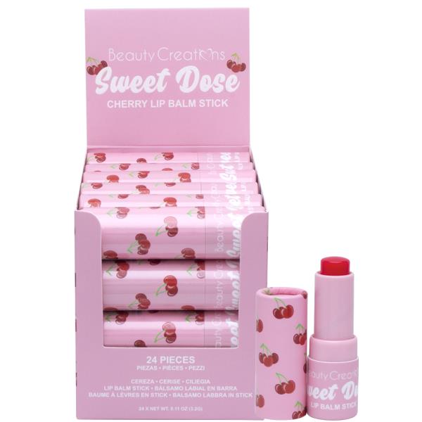 BEAUTY CREATIONS SWEET DOSE LIP BALM STICK (24 UNITS)