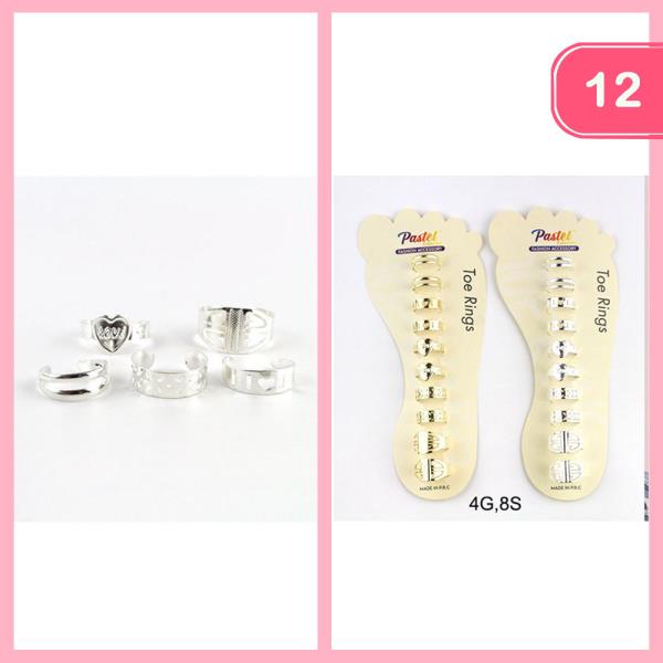TOE RINGS (12 UNITS)