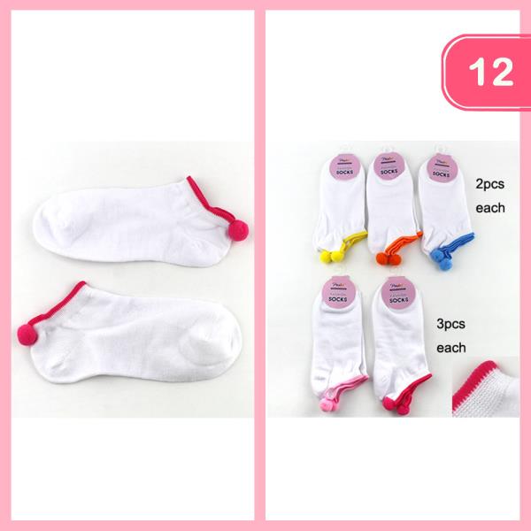 ANKLET SOCKS (12 UNITS)