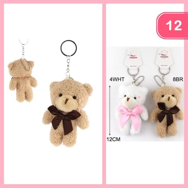 TEDDY BEAR KEYCHAIN (12 UNITS)