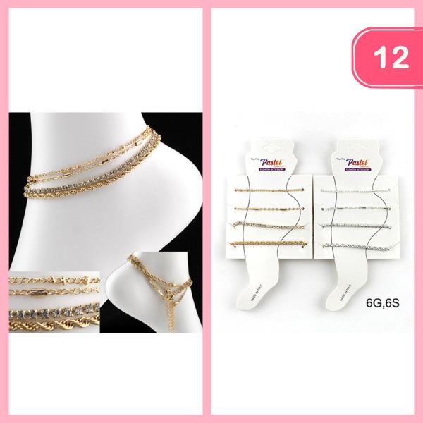 STACKABLE ANKLET (12 UNITS)