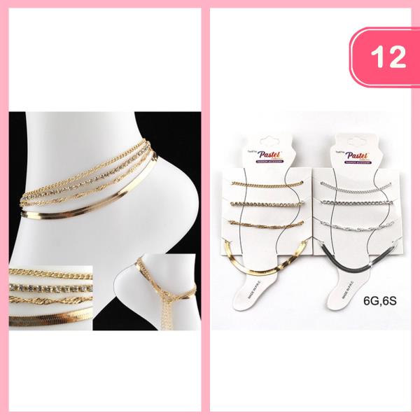 STACKABLE ANKLET (12 UNITS)