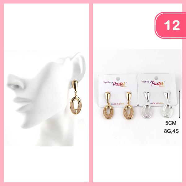 POST DANGLE EARRING (12 UNITS)