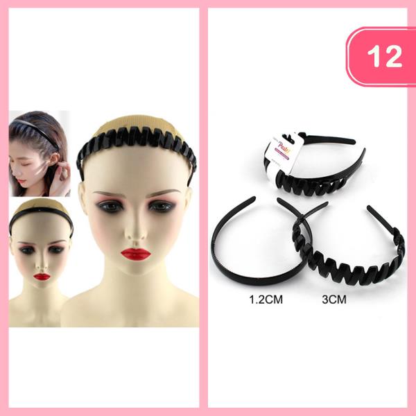 PLASTIC HEADBANDS (12 UNITS)