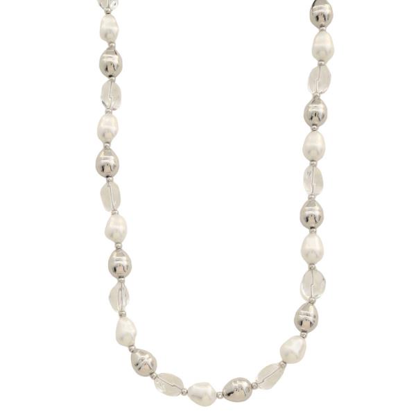 PEARL BEAD MIXED BEAD NECKLACE