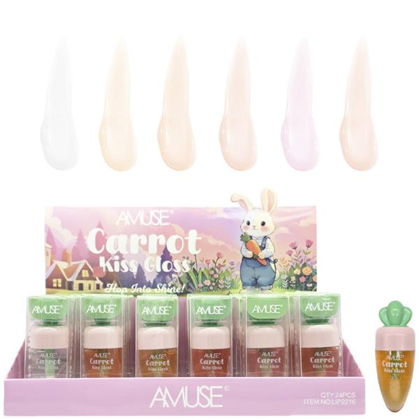 AMUSE CARROT LIP GLOSS (24 UNITS)