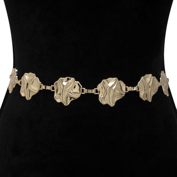 METAL SHAPED DESIGN HOOK BELT