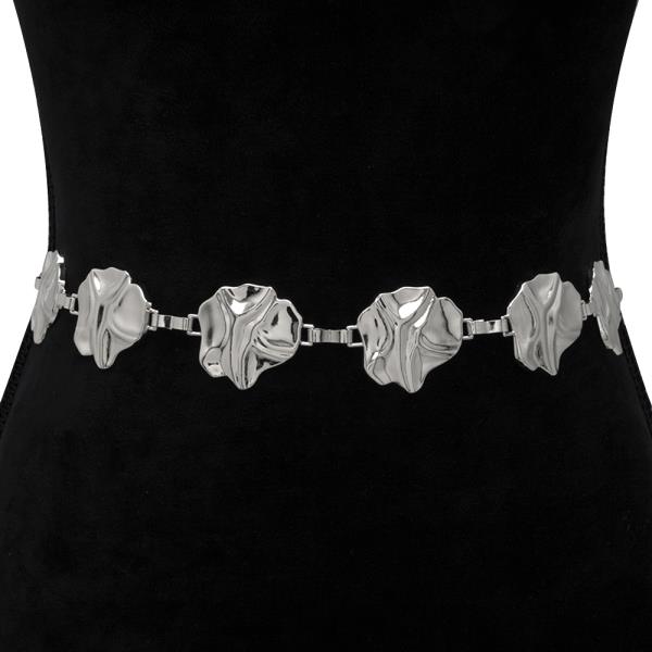 METAL SHAPED DESIGN HOOK BELT