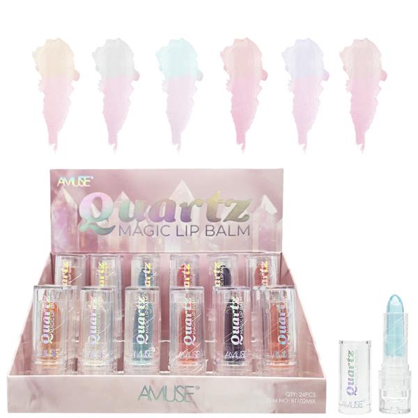 AMUSE QUARTZ MAGIC LIP BALM (24 UNITS)