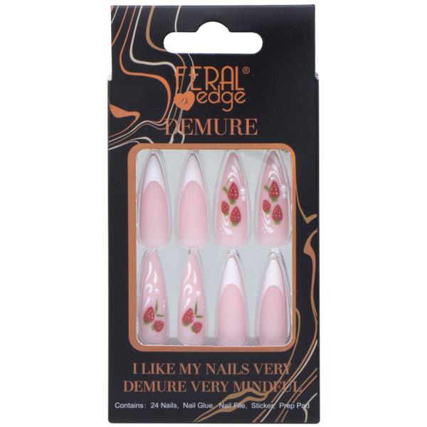 FERAL EDGE DEMURE DESIGN NAIL DECORATION SET