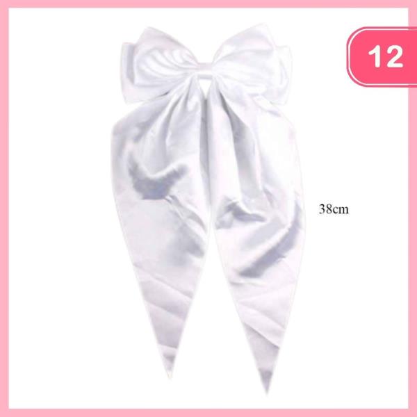 LONG TAIL POLKA DOT HAIR BOW (12 UNITS)