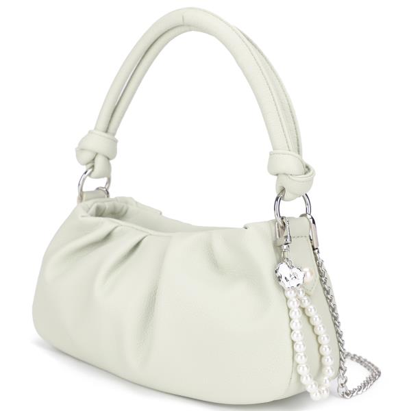 SMOOTH CROSSBODY BAG W KEYCHAIN