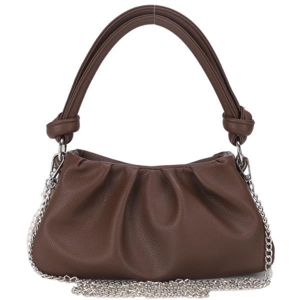SMOOTH CROSSBODY BAG W KEYCHAIN