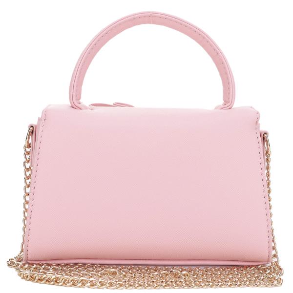 CHIC HANDLE BOW DESIGN CROSSBODY BAG
