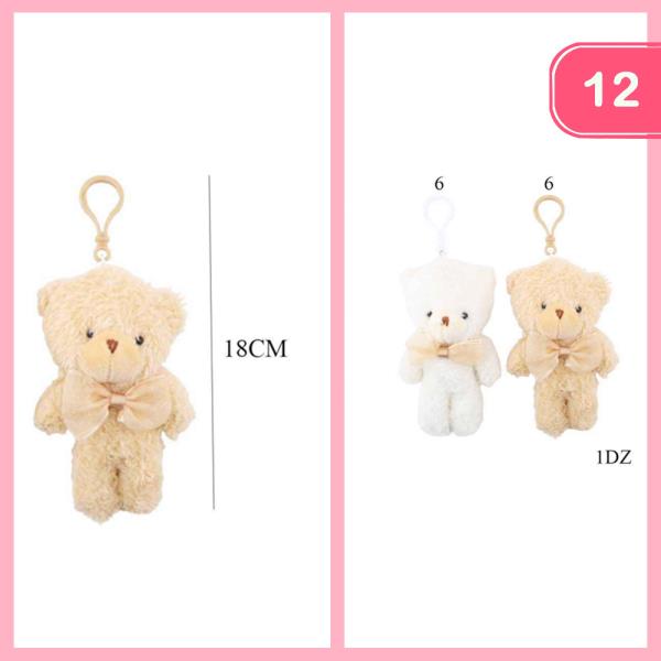 TEDDY BEAR KEYCHAIN (12 UNITS)