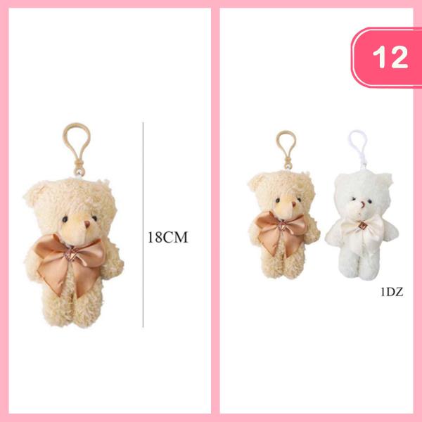 TEDDY BEAR KEYCHAIN (12 UNITS)