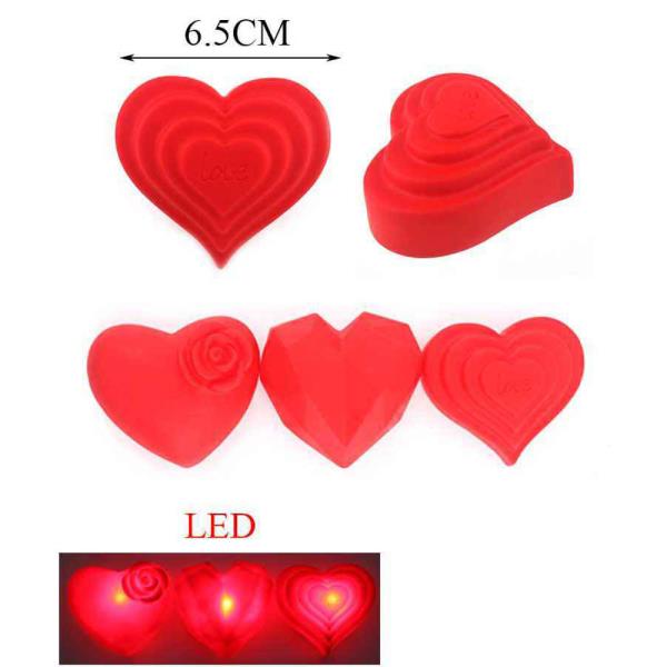 VALENTINE`S DAY HEART LED LIGHT (12 UNITS)