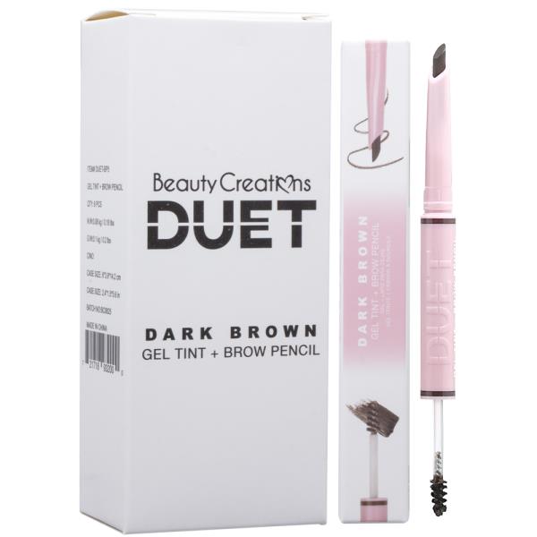 BEAUTY CREATIONS DUET GEL TINT AND BROW PENCIL (6 UNITS)