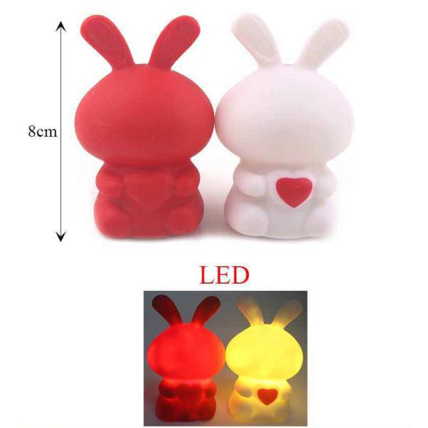 VALENTINE`S DAY BUNNY RABBIT LED LIGHT (12 UNITS)