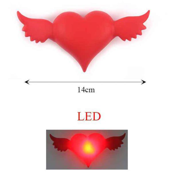 VALENTINE`S DAY HEART LED LIGHT (12 UNITS)