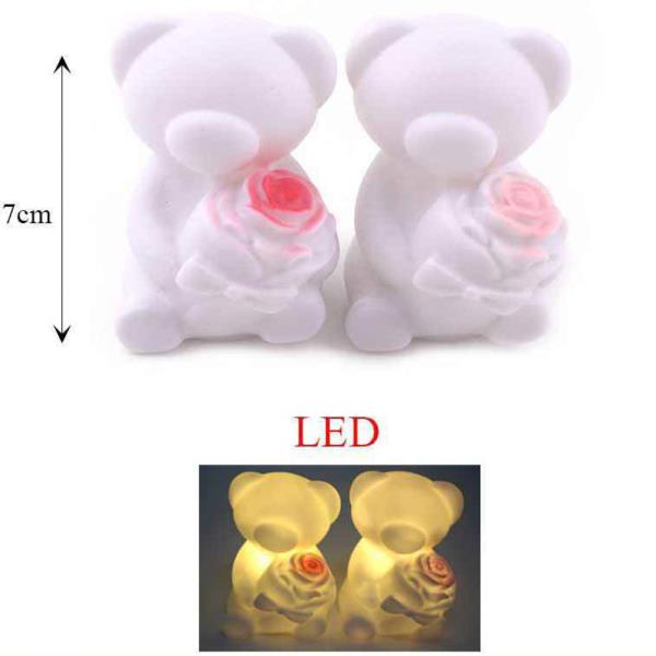 VALENTINE`S DAY LED LIGHT BEAR (12 UNITS)