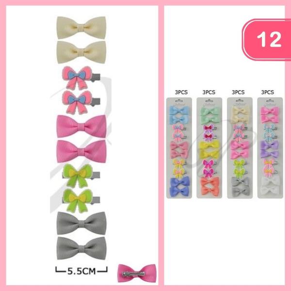 HAIR BOWS (12 UNITS)