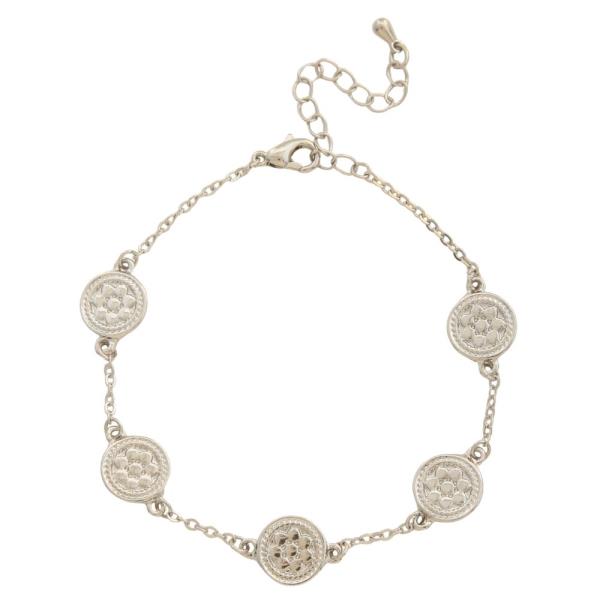 COIN LINK STATION METAL BRACELET