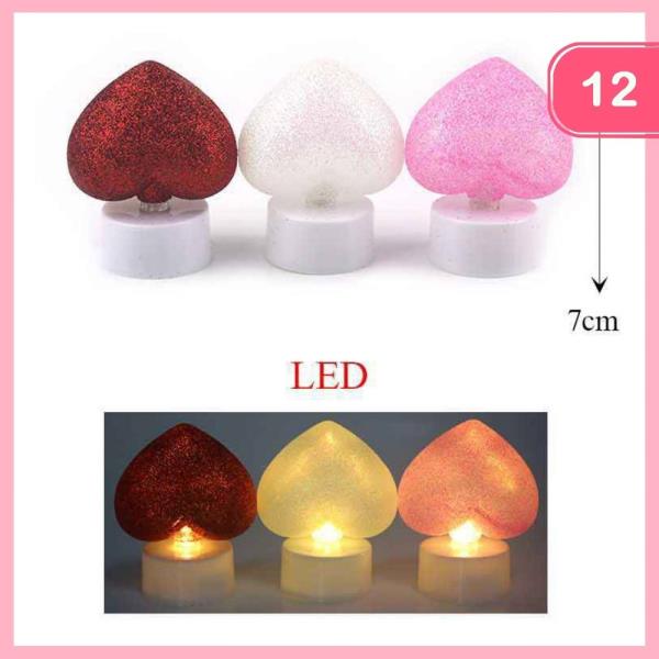 HEART LED LIGHT (12 UNITS)