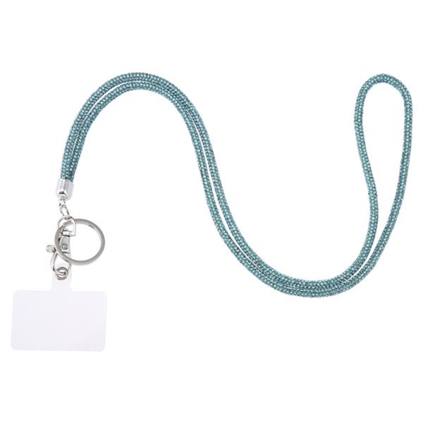 RHINESTONE NECK STRAP PHONE LANYARD