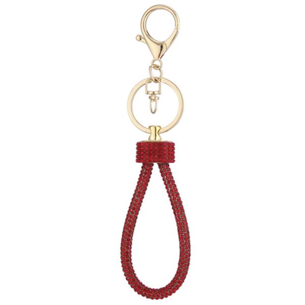 RHINESTONE STRAP KEYCHAIN