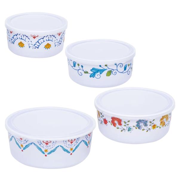 GIBSON HOME ANAYA MELAMINE NESTING FOOD CONTAINER SET