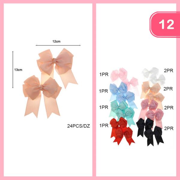 HAIR BOW (12 UNITS)